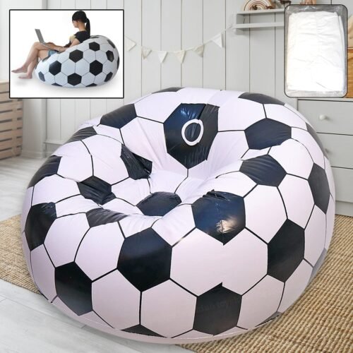 Foldable Cartoon Style Folding Chair Ball Chair Sofa for Adults Kids 110×80 cm