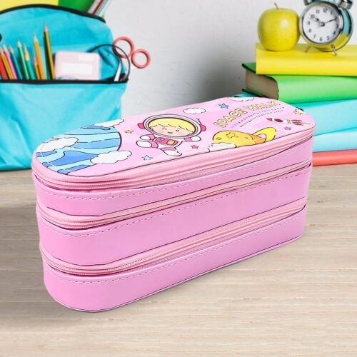 01_e5c5a5f7-16fd-4768-9d1e-66667ba361a7.jpg 3 Layer Large Capacity With Multi-Functional Pencil Case (1 Pc)