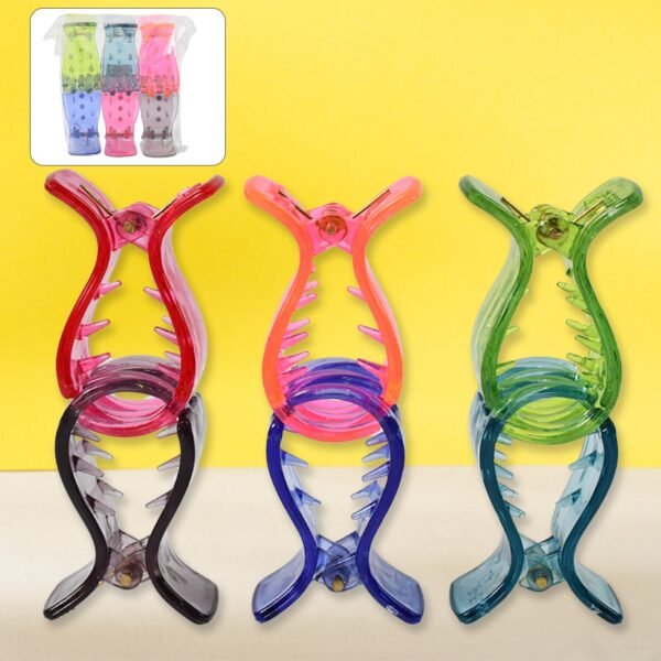 01_e64442d0-4a0b-4476-919b-6c3b84f7410c.jpg Big Hair Clips Girls Kids Hair Accessories (6 Pcs Set / Transparent)