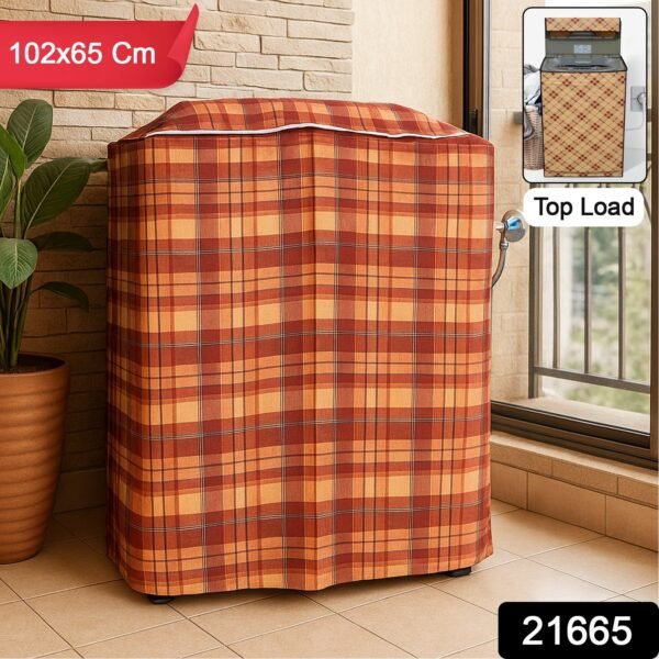 Protective Top Load Washing Machine Cover 102 × 65 (1 Pc)