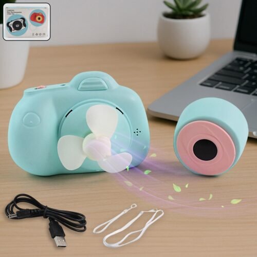 Portable Mini Camera-Shaped Handheld Fan