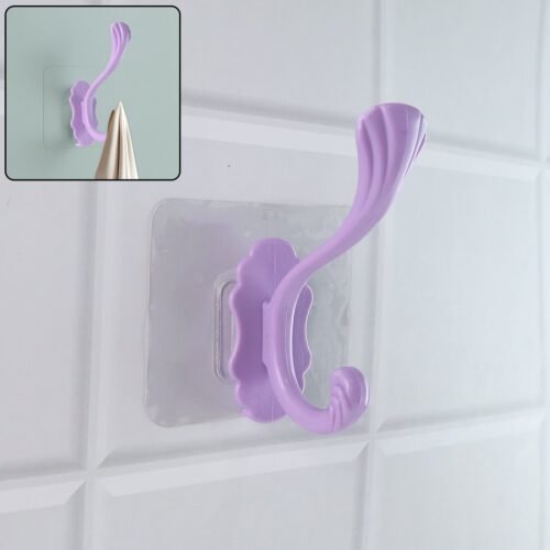 01_e95968ed-d392-4cab-91ff-6c50e12daeee.jpg Self-Adhesive Heavy Duty Decorative Wall Hook (1 Pc)
