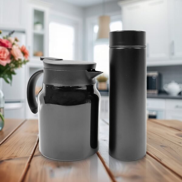 Thermal Coffee Carafe & Water Bottles with LED Display (500 ml & 1000 ml)