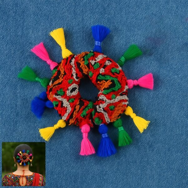 01_ec2c4495-133c-4ede-8fb6-5bc372a712f3.jpg Traditional Multicolor Navratri Hair Bun (1 Pc)