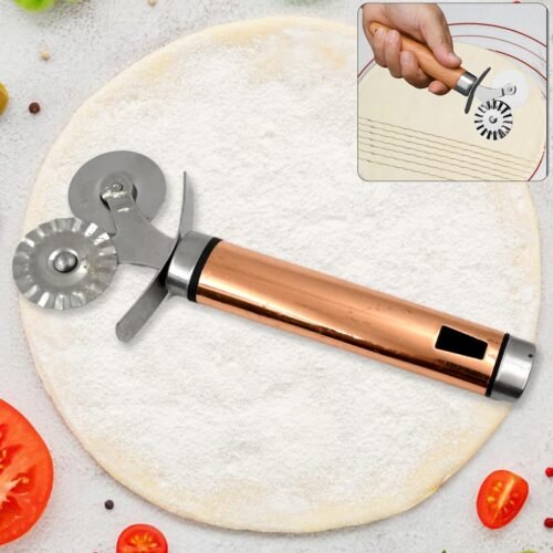 01_ed6f5834-9a83-4418-a78e-e92249ff73e4.jpg Pastry cutter wheel - Pie Crust Cutter Premium Double Cutter Wheel (1 Pc)