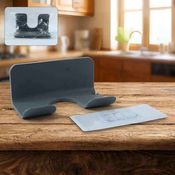 Wall-Mounted Hair Dryer Holder (1 Pc)