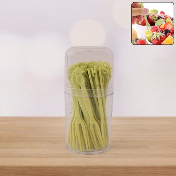 01_efc0692b-f244-43f3-b29e-297cbd56b950.jpg Plastic Fruit Forks Cake Dessert Forks Mini Forks (50 Pcs Set)