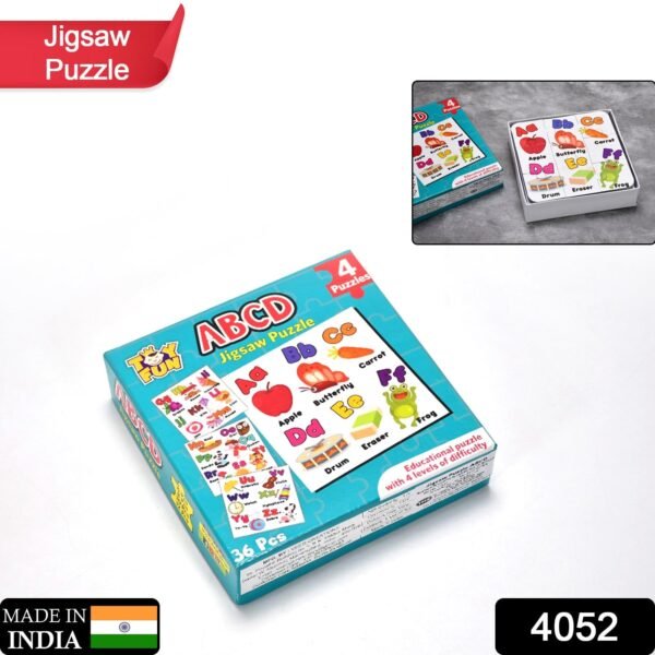 ABC Jigsaw Puzzle Toy for Children (4-Pcs Pack)