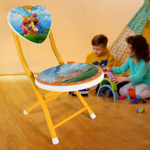 01_f55c2dae-41cb-4a20-9910-ecb84defc443.jpg Heart Shape Cartoon Printed Foldable Kids Chair for Playrooms & Camping (1 Pc)
