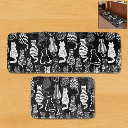 01_f582f620-814a-4329-b195-590fb81baaeb.jpg 2 Pc Kitchen Floor Mat Set (40x60 cm & 45x120 cm)