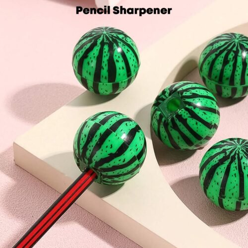 01_f76df07c-e3f8-4b22-968f-46f7d7df9460.jpg Watermelon Shaped Pencil Sharpener (1 Pc)