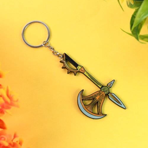 01_f9134f20-688a-4672-a432-5ba739d7493b.jpg Axe Shape Metal Keychain - Durable & Stylish Accessory (1 Pc)