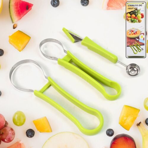 01_faf841d6-9fe2-4722-a0ff-155c2b4efa38.jpg Professional 3 in 1 Stainless Steel Watermelon Cutter Fruit Carving Tools Set (1 Set)