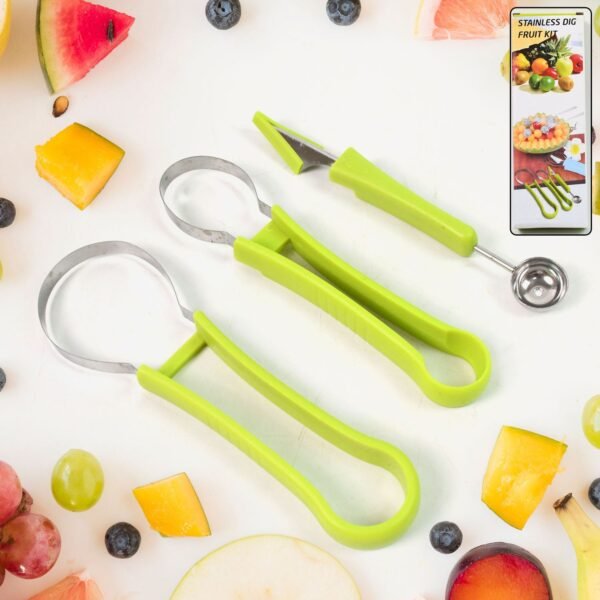 01_faf841d6-9fe2-4722-a0ff-155c2b4efa38.jpg Professional 3 in 1 Stainless Steel Watermelon Cutter Fruit Carving Tools Set (1 Set)