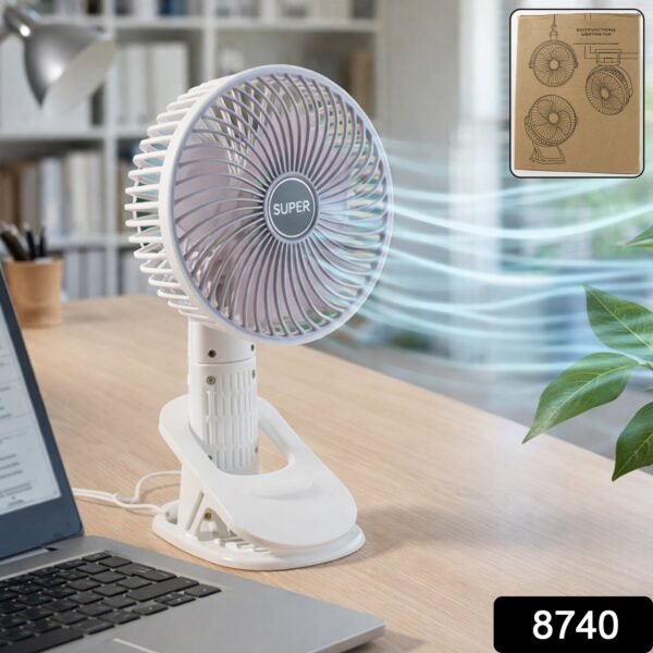 Plug and Play Portable USB Fan (1 Pc)
