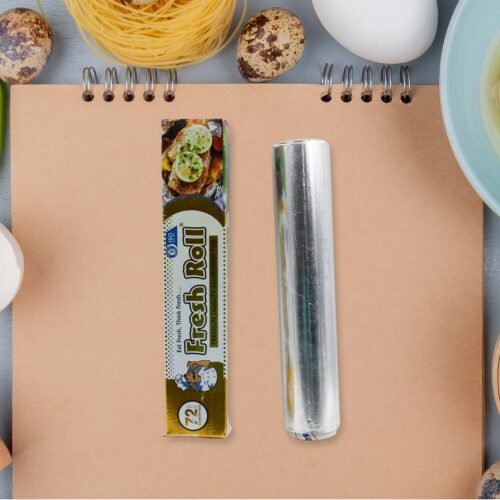 Premium Food Grade Aluminum Foil Roll Heavy Duty  Thick Foil for Baking 72 Mtr 1 Pc