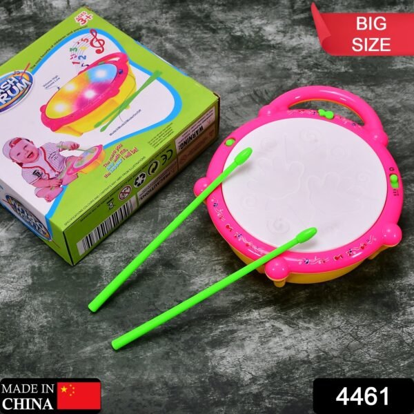 Flash Drum Toy – Colorful Musical Drum with Light Effects, Best Gift for Kids