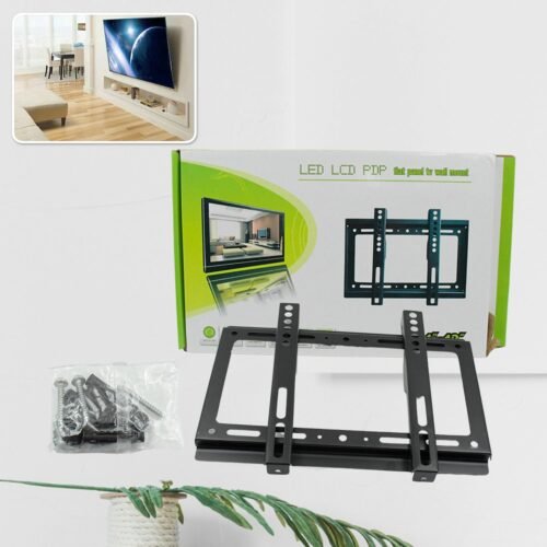 Slim TV Wall Bracket for 14–42 Inch LED/LCD TVs (29×19 cm)