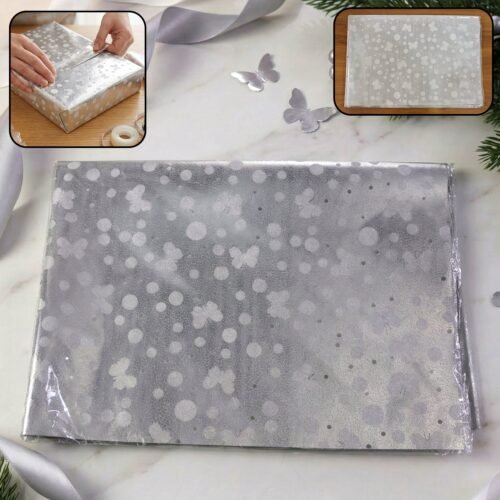 01_fd52d706-7f41-4268-9370-00c048327802.jpg Decorative Silver Gift Wrapping Paper Sheets (1 pkt / Approx 20 Pcs / Mix Color)