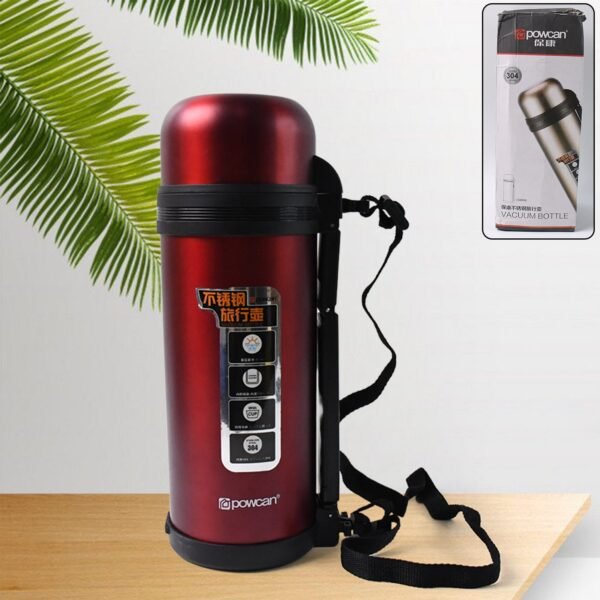 Stainless Steel Thermos Flask Double-Walled Coffee Thermos Flask Leak-proof (1500ML)