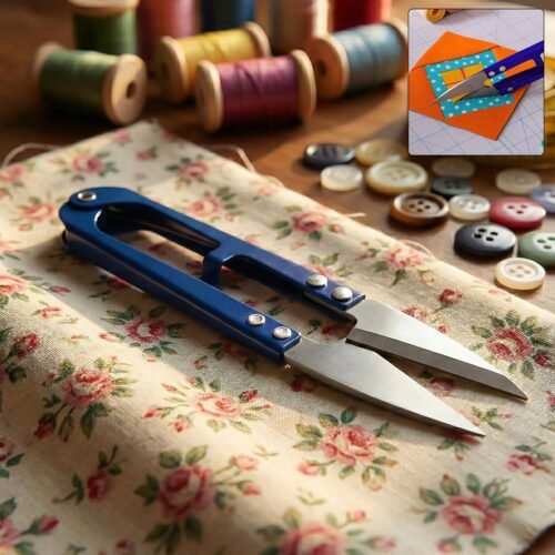 01_fe6d3601-a57b-48c8-9946-770cfece9e5b.jpg Premium Sewing Scissors with Ergonomic Handle (1 Pc)