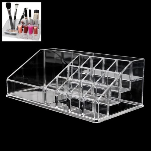 01_fe8a9994-3d65-415f-985f-1cbce3dbbc27.jpg 16 Compartment Cosmetic Makeup Jewellery Lipstick Storage Organiser Box