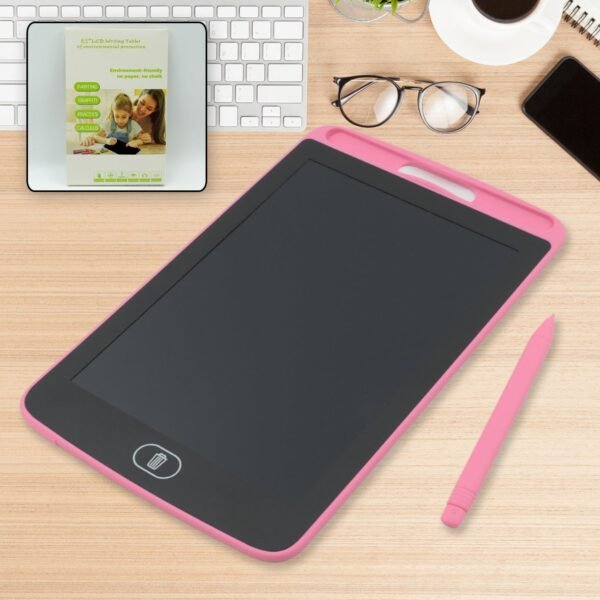 01_fef6ac0d-c861-4b39-9f13-ba2af6e0d404.jpg Portable LCD Writing Board Slate Notes Digital Notepad with Pen (8.5 inch)