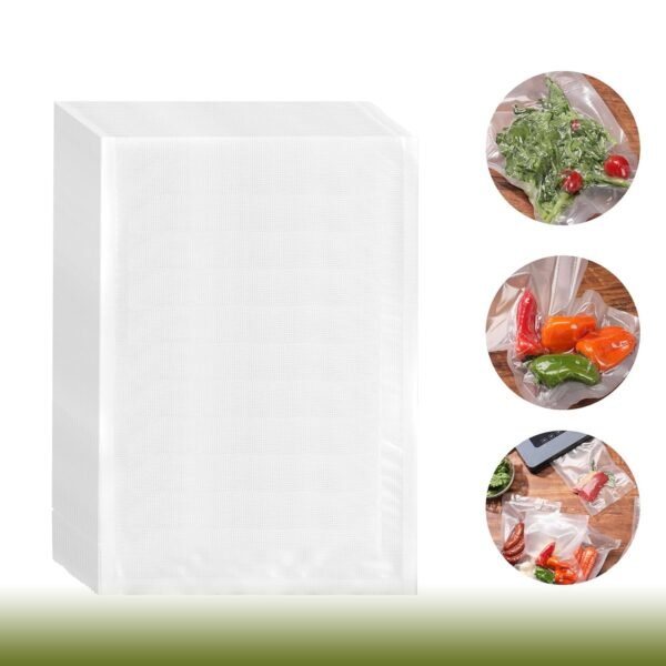 Heavy-Duty Vacuum Sealer Food Bags (24×16 cm, Pack of 50)