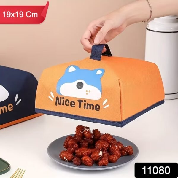 Reusable Fabric Food Cover (19 × 19 Cm, 1 Pc)