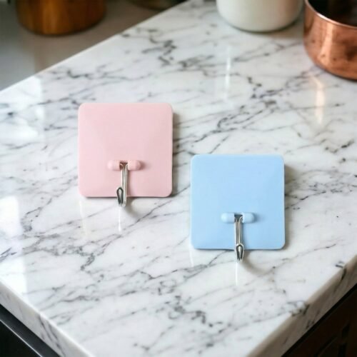 01_hook.jpg Self-Adhesive Wall-Mounted Utility Hooks (2 Pc)