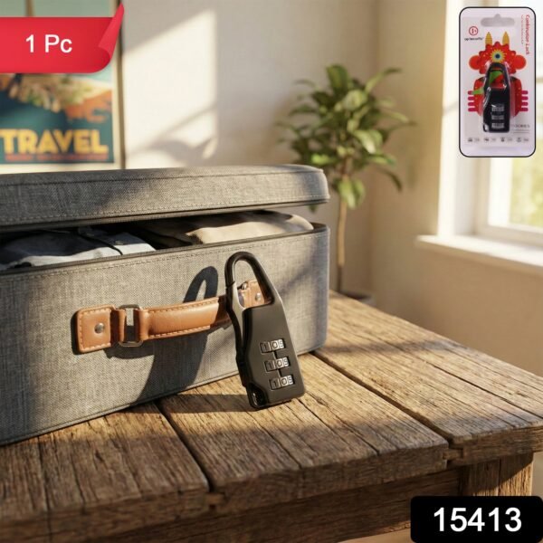 01_lock.jpg Secure 3-Digit Combination Travel Lock (1 Pc)