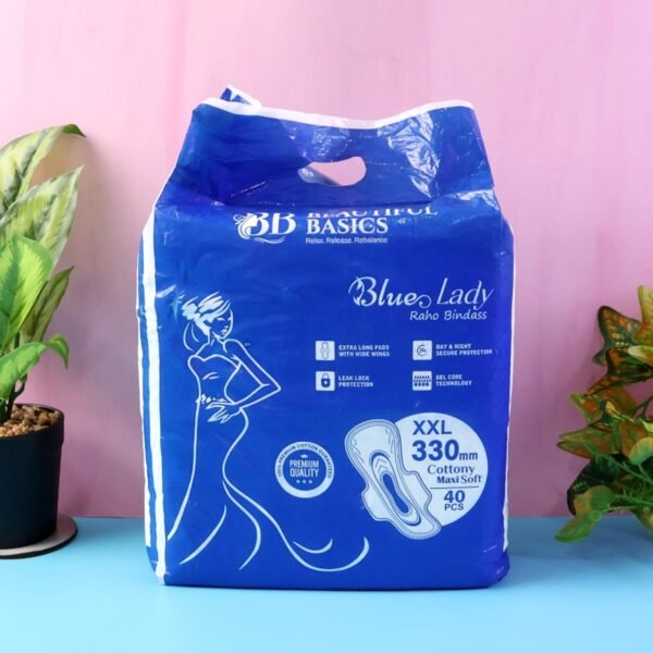 01_pad.jpg Beautiful Basics Blue Lady Long Pads (330mm)