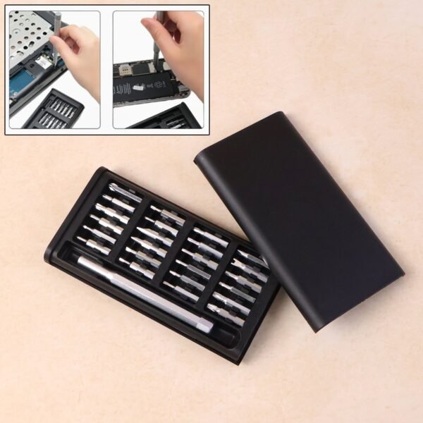 Aluminium 24 in 1 Precision Screwdriver Set, Screwdriver Tool Set (24 Pcs Set)