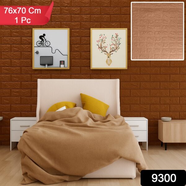 Wallpaper 3D Foam Wallpaper Sticker Panels (76 x 70 Cm / 1 Pc)