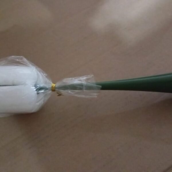 Multifunctional Silicone Bottle Cleaning Foam Brush with Plastic Long Handle (1 Pc)