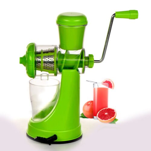02-1.jpg Manual Fruit Vegetable Juicer with Strainer (Multicolour)