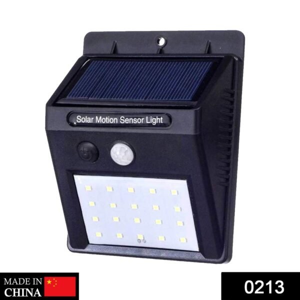 0213.jpg Solar Security LED Night Light for Home Outdoor / Garden Wall (Black) (30-LED Lights)