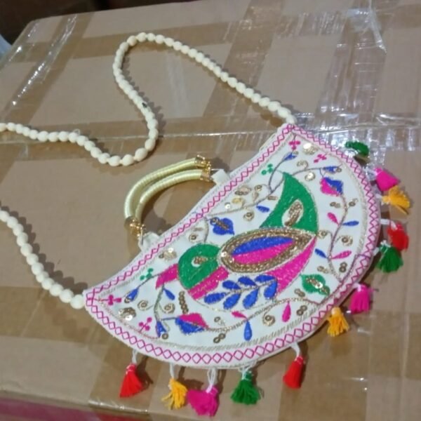026990b6-08e4-47b6-8fdd-a30a7484b686.jpg Traditional handbag, Rajasthani Jaipuri Cotton Bag (1 Pc)
