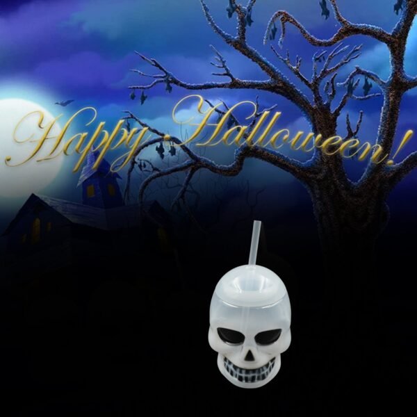 02_01fed25c-c59f-4598-9342-d98a7463907e.jpg Ghost Face Bottle Water Bottle, Drinking Cup with Lid and Straw(1 Pc)