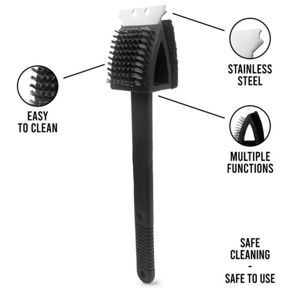 02_020ae0d8-ffe9-46af-8cf8-808c873c3d0c.jpg Black 2 Side Use Brush Scarp Cleaning Brush & Wire Brush for Garage Use