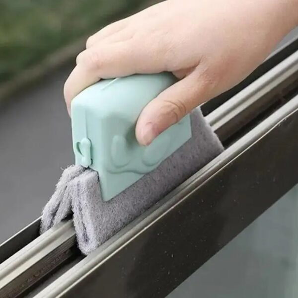 Window Groove Frame Cleaning Brush Door Track Dust Cleaner Tool