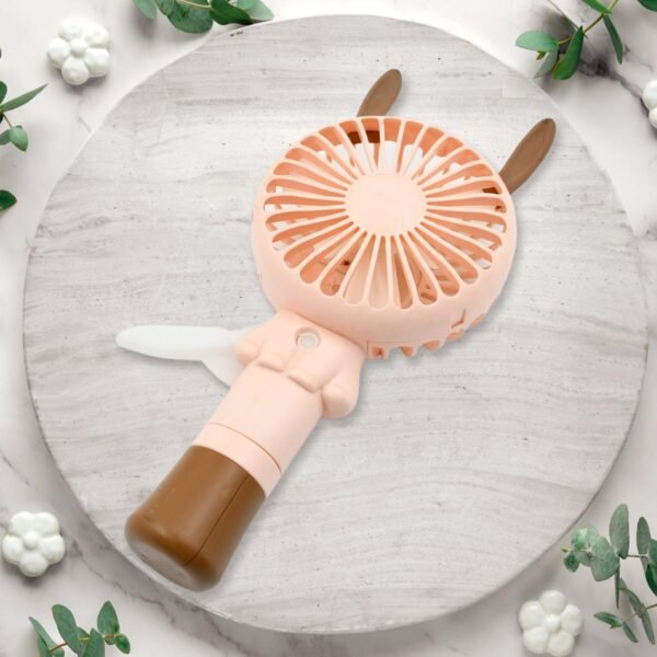 02_04fff4f9-39cd-4335-94e6-7e76726b5e69.jpg Portable Small Fan Handheld Without Battery & USB Cable Hand Press Fan (1 Pc)