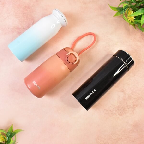 Stainless Steel Vacuum water Bottle 400ML (1 Pc)