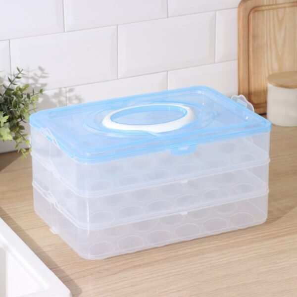 02_0abc7a43-c684-410b-8ce5-69cacd660b6a.jpg 3-Layer Plastic Refrigerator Egg Storage Box (36 Grid)
