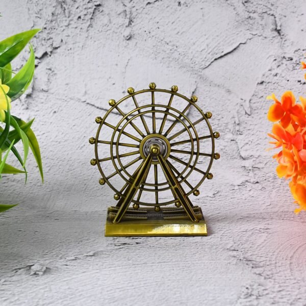 Metal Desktop Table Decoration Cabinet Wheel Tower (1 Pc)