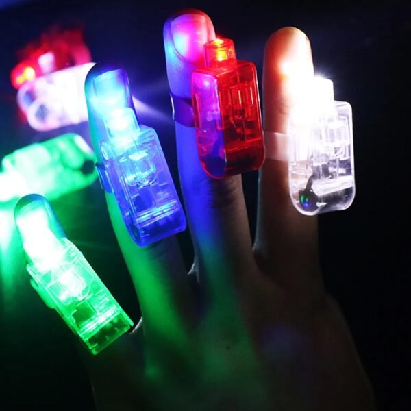 02_0e9045bd-17a6-4076-93ee-e396677d6a2d.jpg Light up Finger Tips, Clear Mini Rings, LED Glow Ring with Elastic Band (1 Pc)