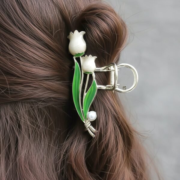 Elegant Floral Decorative Hair Claw Clip (1 Pc)
