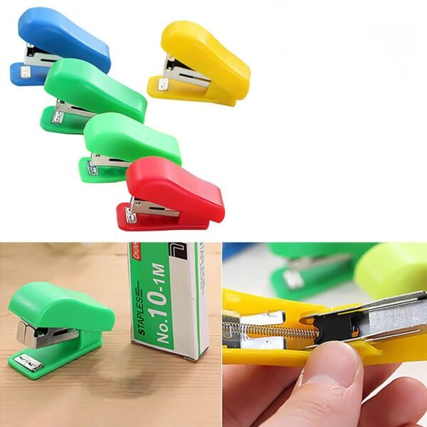 Mini Stapler Set Staples – Assorted Colors | No.10 Staplers with Pins (20 pcs Set)