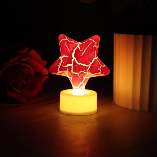 Star Shape Decorative LED Tealight Candles (12 Pc)