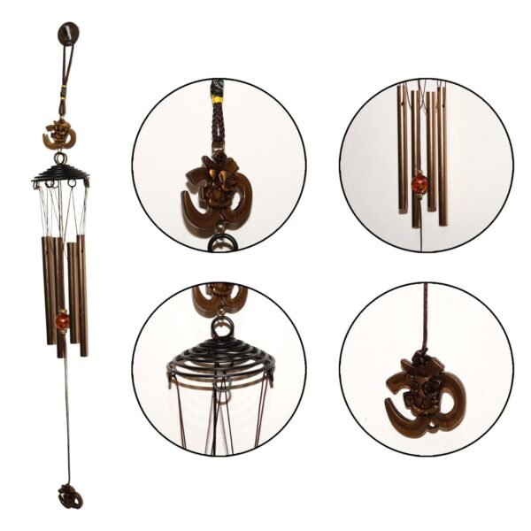 Metal Wind Chime with Om Symbol (1 Pc)